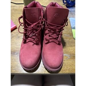 Timberland boots women size 5 Red